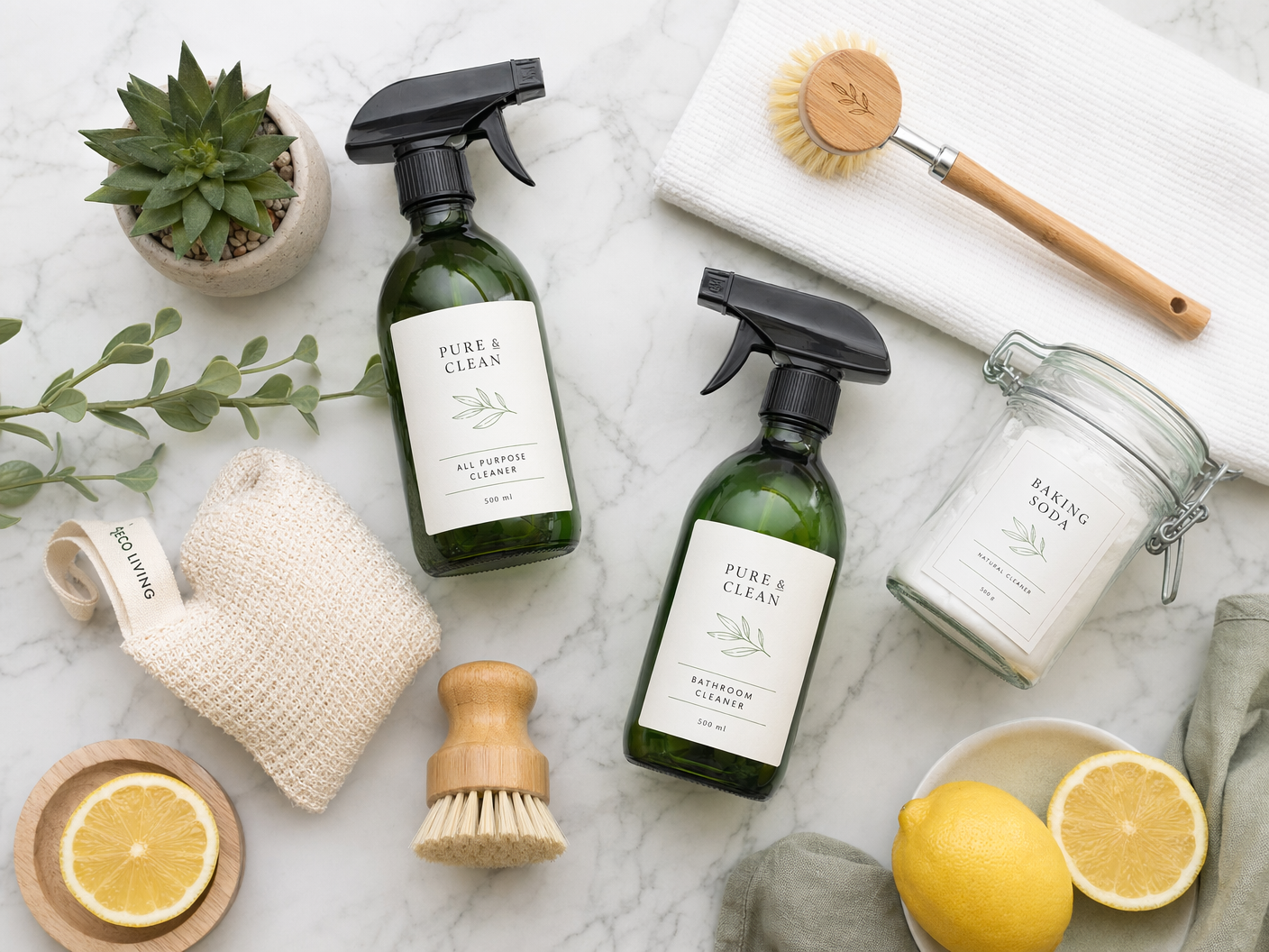 Eco-friendly natural cleaning products used by More Than A Maid